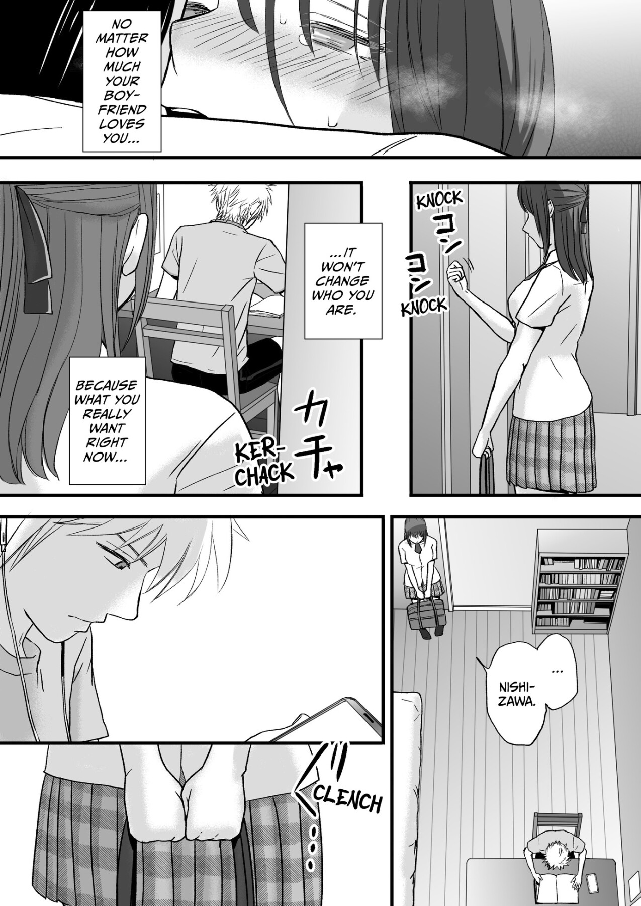 Hentai Manga Comic-You Said It'd Just Be Grinding... But You Ended up Slipping It In. Now I'm Just the Top Student's Toy.-Read-97